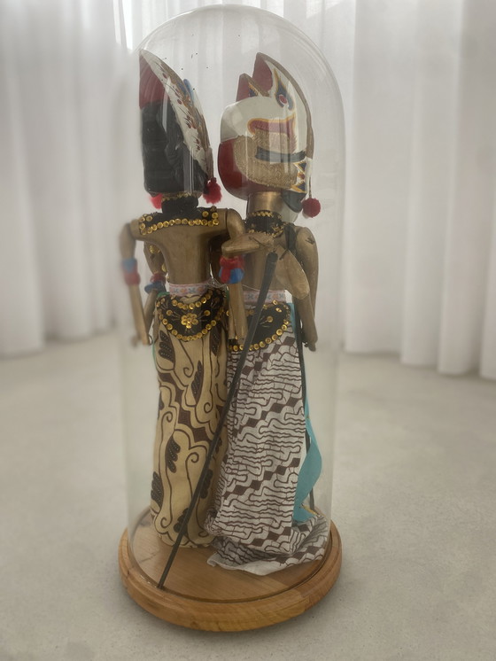 Image 1 of Wajang Golèk-Poppen West-Java, Indonesië 