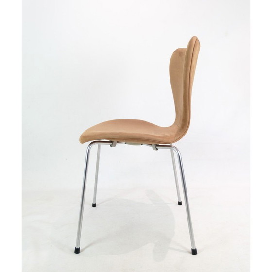 Image 1 of Set van 6 vintage Seven stoelen 3107 van Arne Jacobsen voor Fritz Hansen