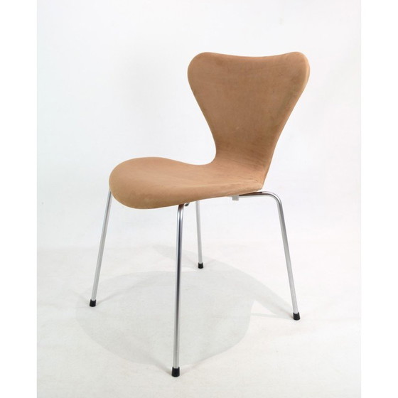 Image 1 of Set van 6 vintage Seven stoelen 3107 van Arne Jacobsen voor Fritz Hansen
