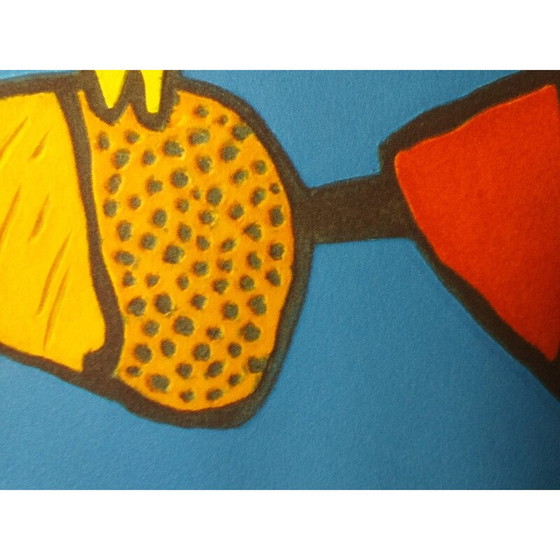 Image 1 of Oude litho "Oiseau Bariole" van Corneille, 2010