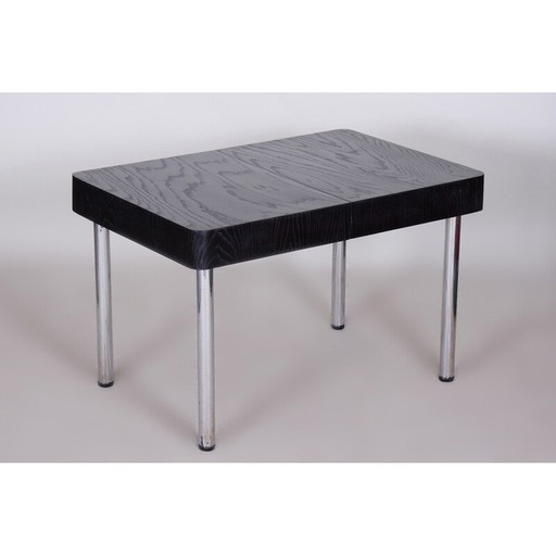 Vintage uitschuifbare eiken tafel, Tsjechië 1930-1939