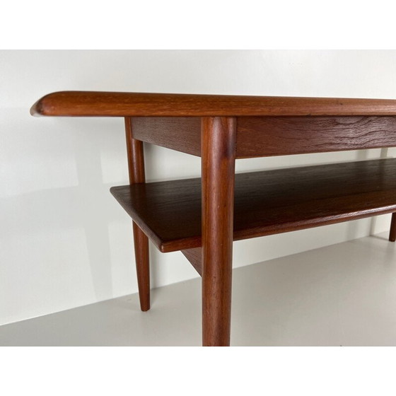 Image 1 of Vintage Deense teakhouten salontafel