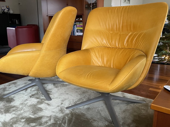 Image 1 of 2X Leolux Fauteuil Hilco