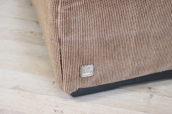 Image 1 of Fluwelen modulaire sofa van Busnelli, 1970S