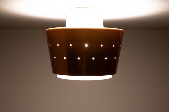 Image 1 of Brass Fog & Mórup Pendant Lamp 1960S Denmark