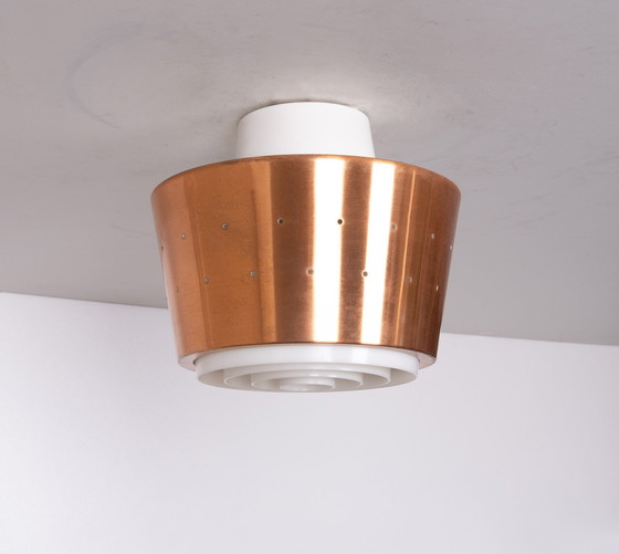 Image 1 of Brass Fog & Mórup Pendant Lamp 1960S Denmark