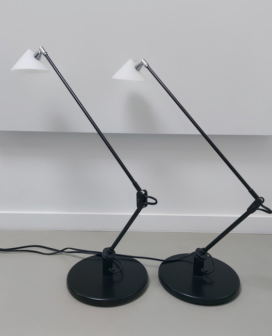 Image 1 of 2 Stuks Postmodern Bureaulamp Pola Design Amstelveen