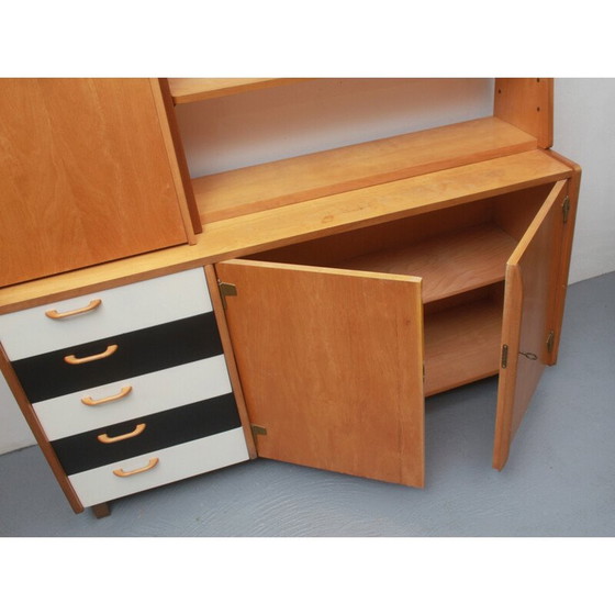 Image 1 of Vintage secretaire lowboard in kersenhout voor Wk Meubels, Duitsland 1950