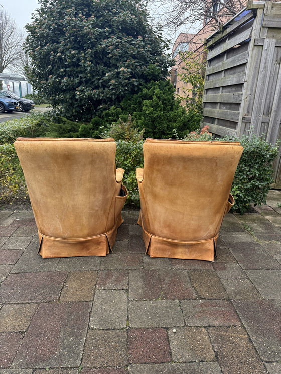 Image 1 of 2 Fauteuils Schapenleer