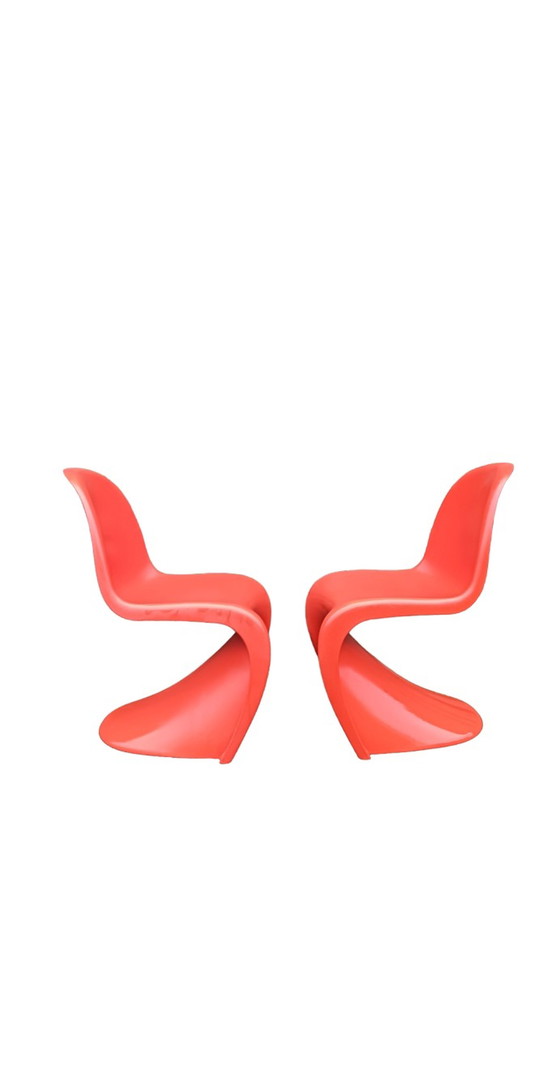 Image 1 of Verner Panton design stoelen