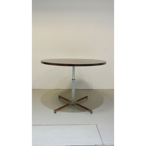 Image 1 of Vintage verstelbare ronde tafel, 1970