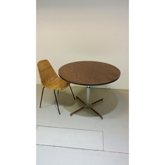 Image 1 of Vintage verstelbare ronde tafel, 1970