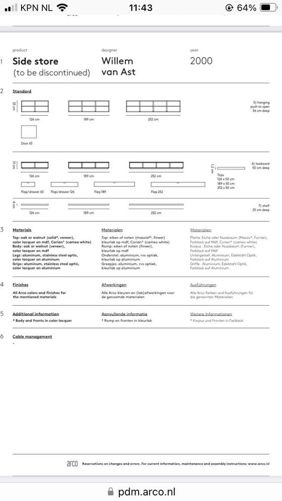 Image 1 of Arco Dressoir En 2 Planken