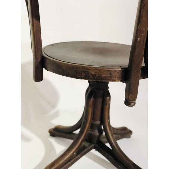 Image 1 of Vintage houten fauteuil van Joseph en Jacob Kohn