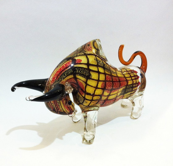 Image 1 of Murano Glazen Wall Street Stier