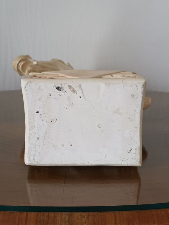 Image 1 of Paardenbuste in gips 20e eeuw