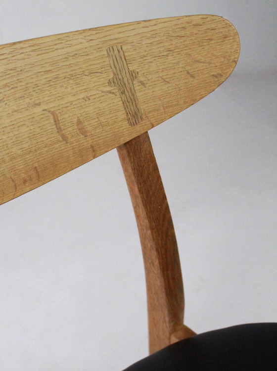 Image 1 of 6x Carl Hansen & Son CH30 stoelen van Hans Wegner