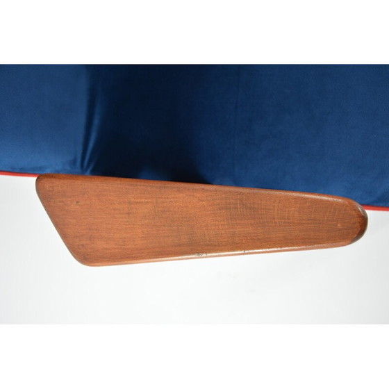 Image 1 of Vintage Bunny fauteuil koning blauw 1960