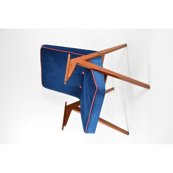 Image 1 of Vintage Bunny fauteuil koning blauw 1960