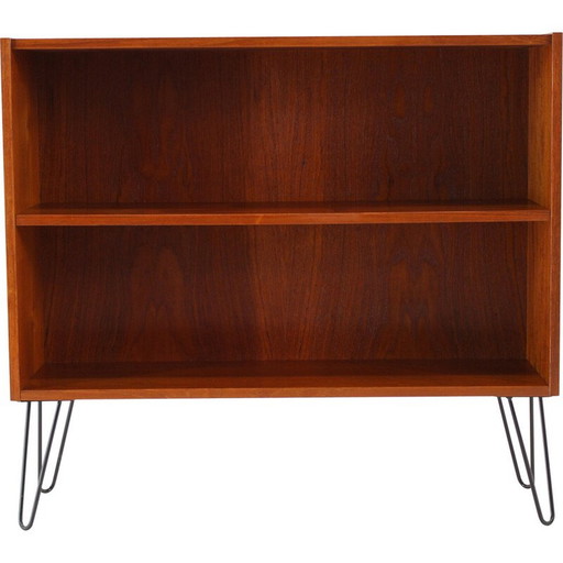 Vintage upcycled teakhouten boekenkast, Denemarken 1960