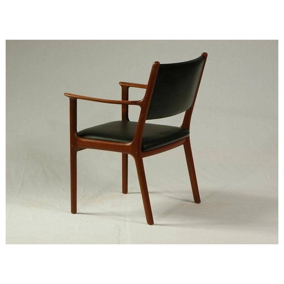 Image 1 of Vintage PJ 412 fauteuil in mahonie van Ole Wanscher 1950