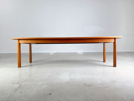 Image 1 of Mid Century Salontafel Kvalitet Vorm Functie Deens Vintage Teakhout