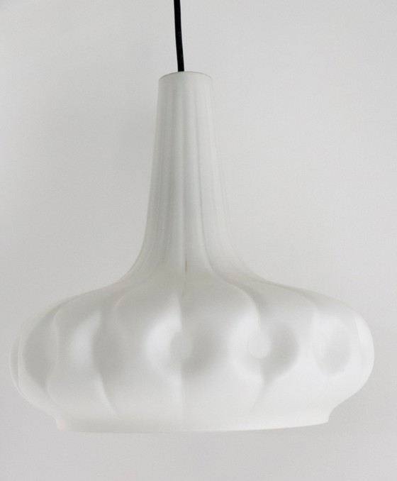 Image 1 of Peill & Putzler Hanglamp Lamp Glas Vintage