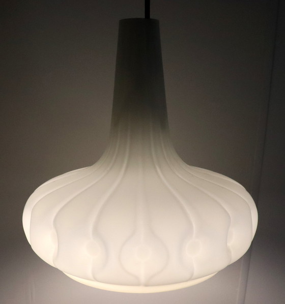 Image 1 of Peill & Putzler Hanglamp Lamp Glas Vintage