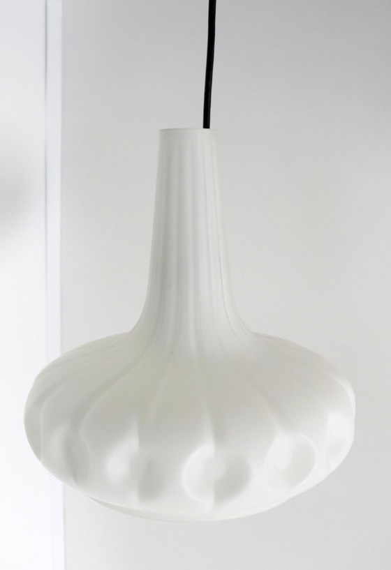 Image 1 of Peill & Putzler Hanglamp Lamp Glas Vintage