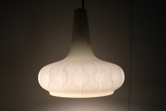 Image 1 of Peill & Putzler Hanglamp Lamp Glas Vintage