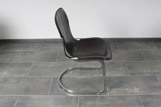 Image 1 of Set Van 4 Vintage Cidue Stoelen Van Willy Rizzo