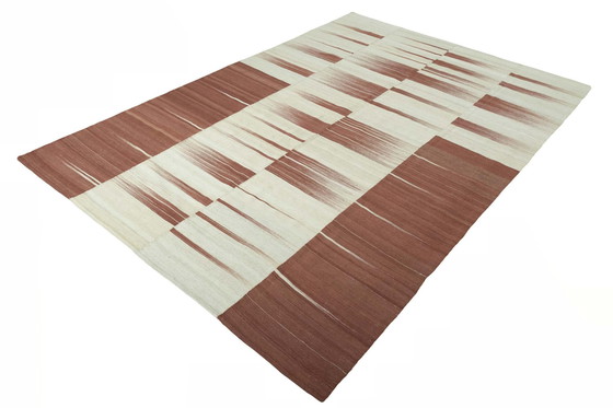 Image 1 of Handgeweven design kelim Fars - 323 X 224 cm - Nieuw