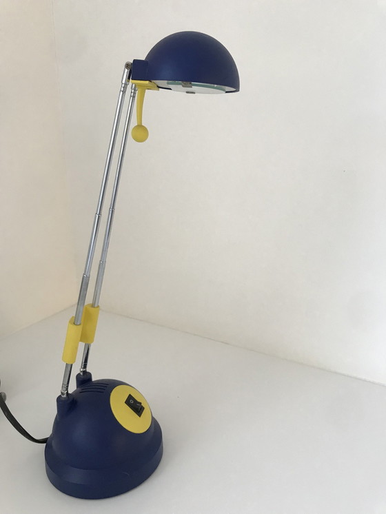 Image 1 of Vintage Jaren 80 Memphis-Stijl Designlamp, Pop-Art Bureaulamp