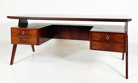 Image 1 of Mid Century Groot Directiebureau van Vittorio Dassi, 1950S