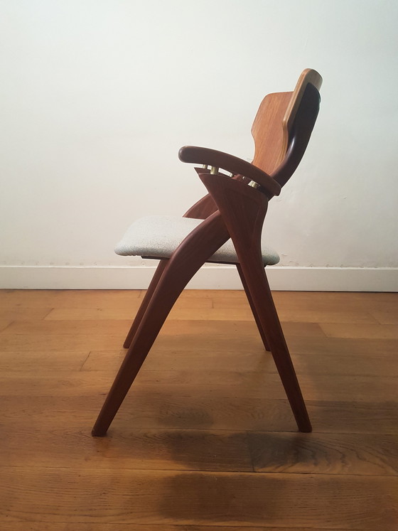 Image 1 of 6x eetkamerstoelen van Arne Hovmand Olsen