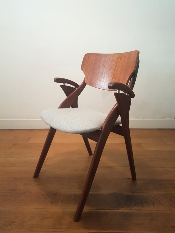 Image 1 of 6x eetkamerstoelen van Arne Hovmand Olsen