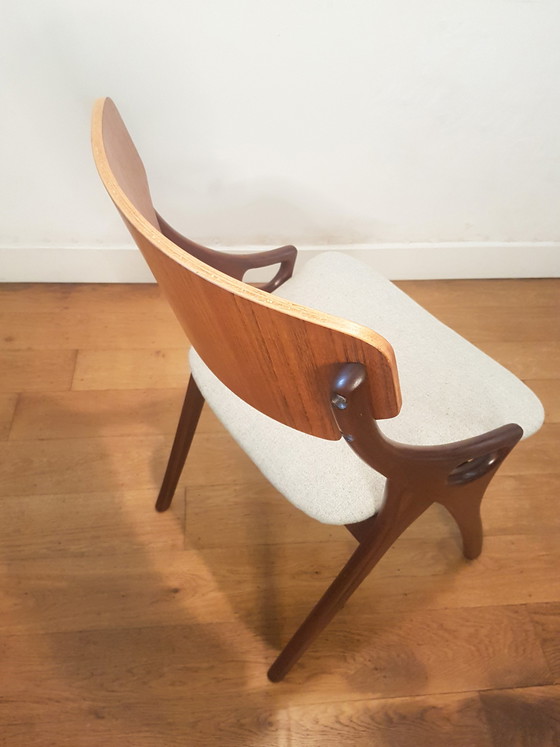 Image 1 of 6x eetkamerstoelen van Arne Hovmand Olsen