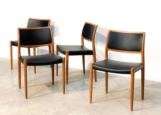 Image 1 of Niels Moller model 80 eetkamerstoelen