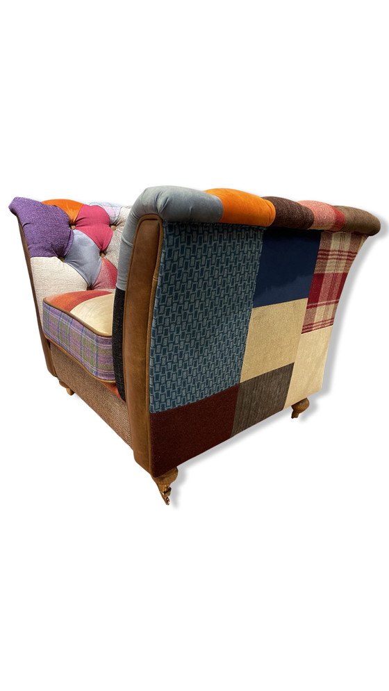 Image 1 of Chesterfield Patchwork club fauteuil