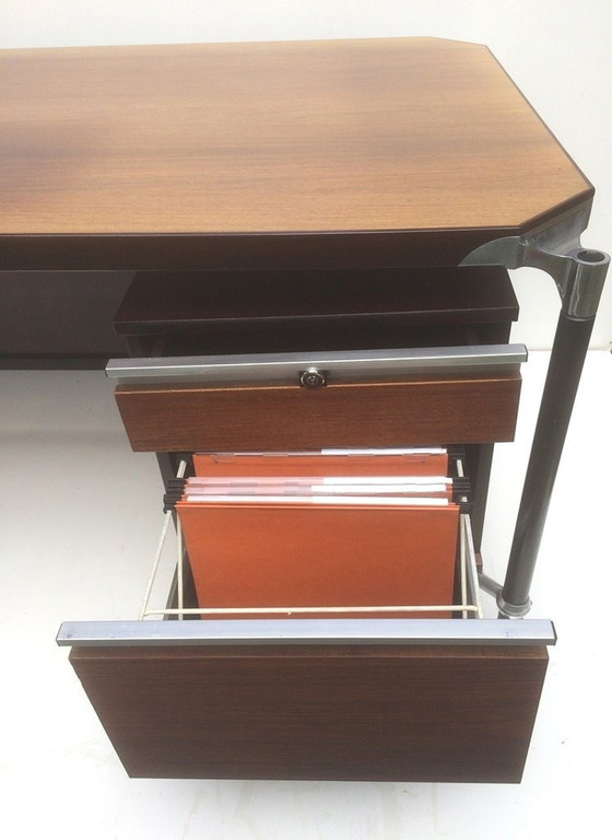 Image 1 of Bureau Ico Parisi - Mim Roma. Vintage 60S Desk