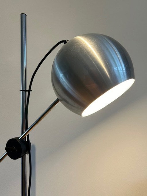 Retro Chrome Staande Vloerlamp