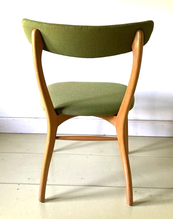 Image 1 of 6x Vintage eetkamerstoelen