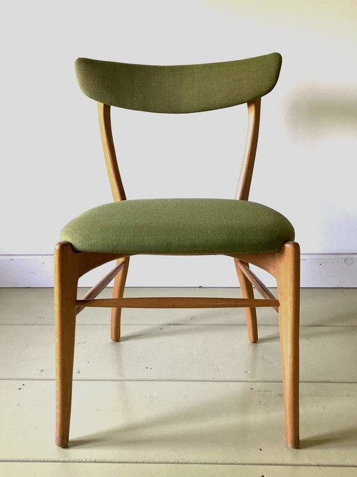 6x Vintage eetkamerstoelen