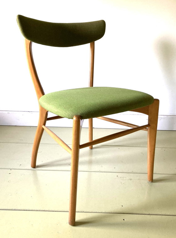 Image 1 of 6x Vintage eetkamerstoelen