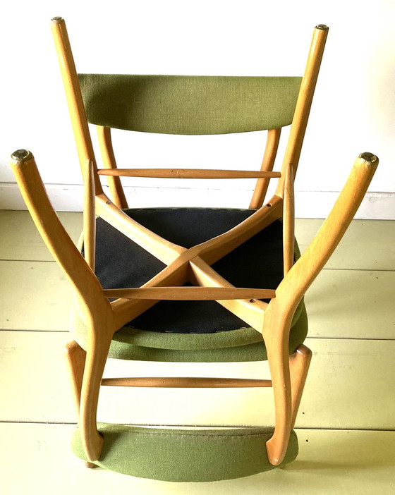 Image 1 of 6x Vintage eetkamerstoelen