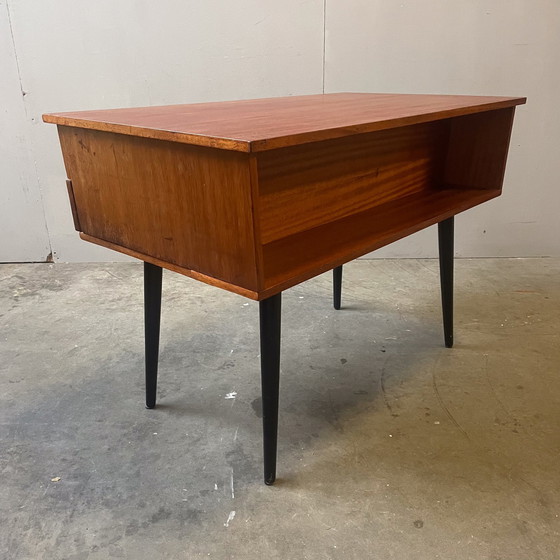 Image 1 of Vintage Teak Bureau Uit De Jaren 60