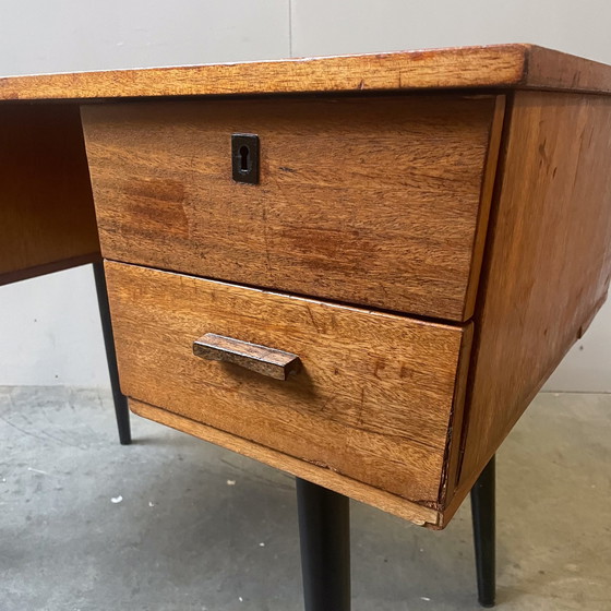 Image 1 of Vintage Teak Bureau Uit De Jaren 60