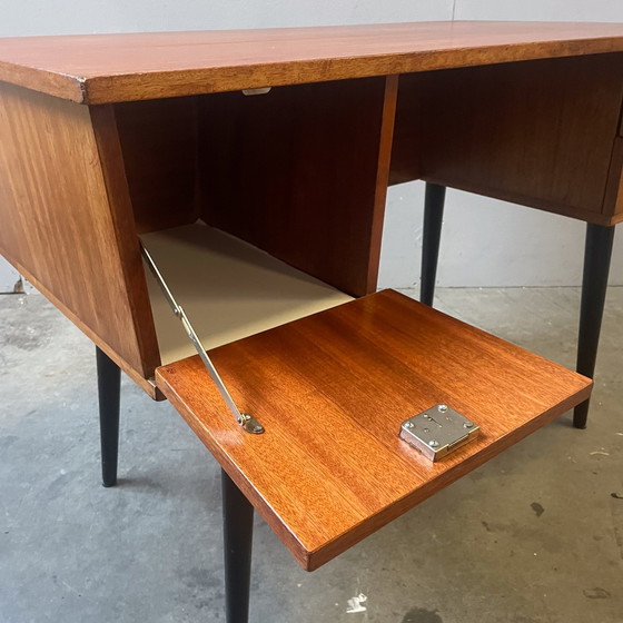 Image 1 of Vintage Teak Bureau Uit De Jaren 60