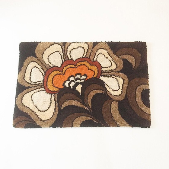 Image 1 of Vintage wollen wandkleed, 1970
