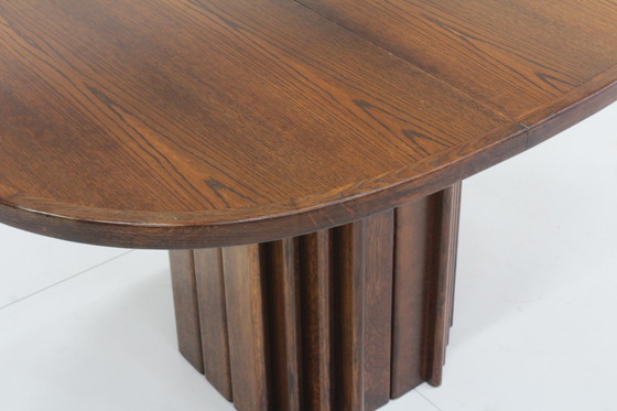 Image 1 of Vintage Oval Extendable Dining Table 1960S